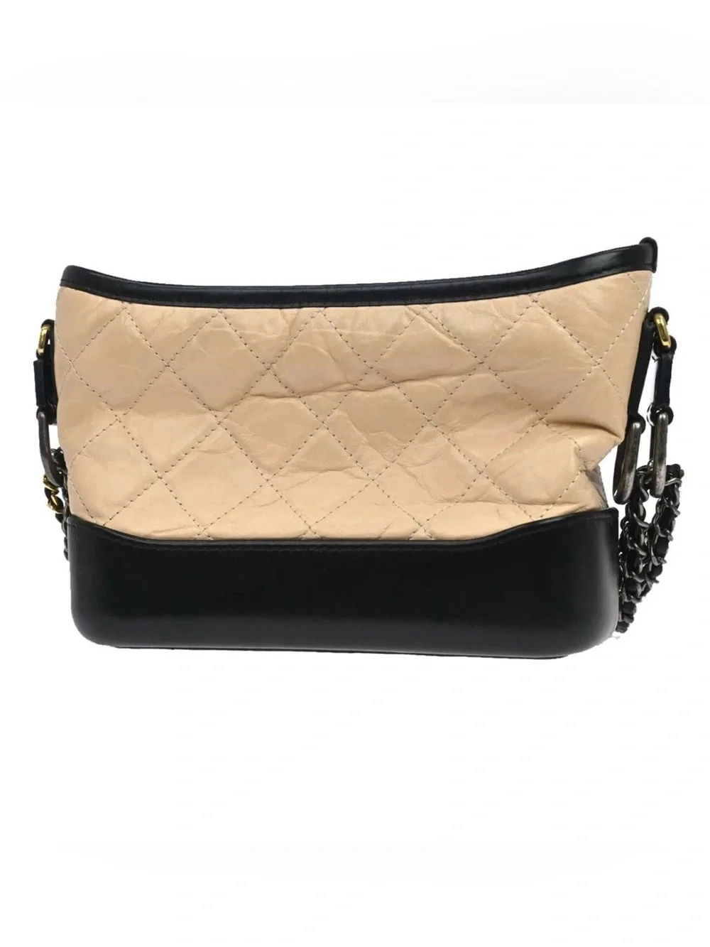 Authentic CHANEL Calfskin quilted medium Gabrielle leather bag